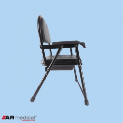 Krzesło toaletowe tapicerowane – składane