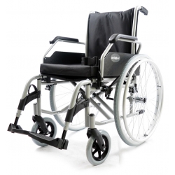 Wózek inwalidzki aluminiowy na ramie składanej (krzyżak) - Primo_A