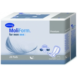 Wkłady anatomiczne dla inkontynencji umiarkowanej MoliForm® Premium soft for men