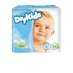 Dry Kids XL (11-25 kg), pieluchy dla dzieci, 30 sztuk